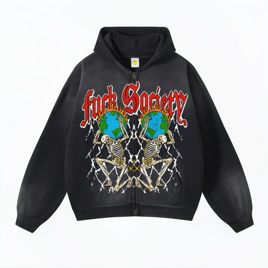 "THE WORLD IS FUCKED" Hoodie