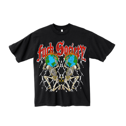 "THE WORLD IS FUCKED" T Shirt